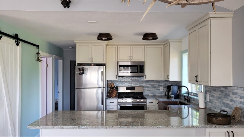 Kitchen Remodel with stone countertops